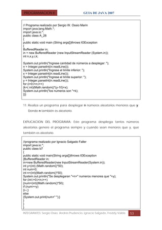 Guia de ejercicios_java_resueltos | PDF