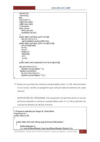 Guia de ejercicios_java_resueltos | PDF