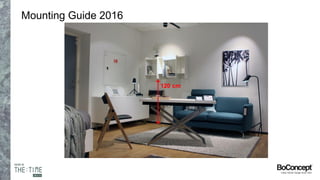 Mounting Guide 2016
120 cm
 