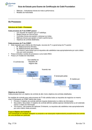 Guia de estudo para exame de certificacao do Cobit 4.1 v7 | PDF
