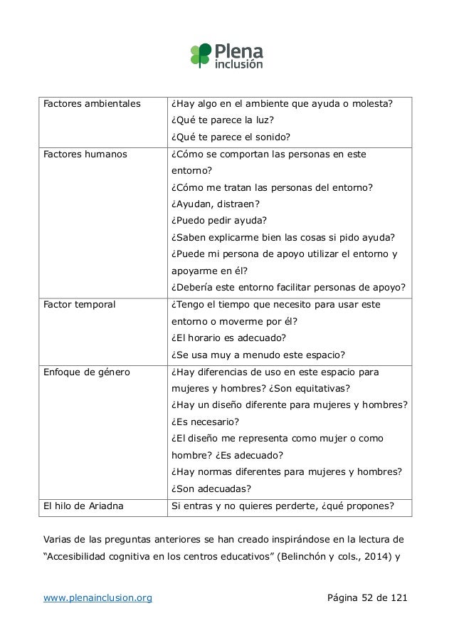 Guia De Evaluacion De La Accesibilidad Cognitiva De Entornos