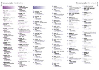 Mercados
Markets
Feira de Velharias
Flea Markets
	Olhão - Fuseta
Junto ao Parque de Campismo
// Next to the campsite
	 05/07
1.º Domingo do mês
1st
Sunday of the month
	Olhão - Quelfes
Frente à EB 1
Opposite the school EB 1
	26/07
4.º Domingo do mês
4th Sunday of the month
	 Portimão
Parque de Feiras e Exposições
Fairs and Exhibitions Park
	05/07, 19/07
1.º e 3.º Domingo do mês
1st and 3rd Sunday of the month
08h00 - 12h30
	São Brás de Alportel
Zona envolvente à Escola EB 2 3 Poeta
Bernardo Passos // Area surrounding the
school EB 2 3 Poeta Bernardo Passos
	19/07
3.º Domingo do mês
3rd
Sunday of the month
08h30 - 14h00
	Silves - Algoz
Largo daVárzea (square)
	04/07
1.º Sábado do mês
1st
Saturday of the month
	 Tavira - Avenida D. Manuel I
(junto ao Mercado Municipal)
(next to the municipal market)
	04/07
1.º Sábado do mês
1st
Saturday of the month
09h00 - 13h30
	 V. R. Sto. António - Monte Gordo
Junto ao Posto deTurismo //
Next to theTourist Office
	 25/07
4.º Sábado do mês
4th
Saturday of the month
10h00-18h00
	 V. R. Sto. António - Av. da
República
	11/07
2.º Sábado do mês
2nd
Saturday of the month
10h00-18h00
	 Albufeira - Caliços
	07/07, 21/07
1.ª e 3.ªTerça-feira do mês
1st
and 3rd
Tuesday of the month
	Albufeira - Guia
	17/07
3.ª Sexta-feira do mês
3rd
Friday of the month
	Albufeira - Paderne
Perto da // Close to Rua Miguel Bombarda
	04/07
1.º Sábado do mês
1st
Saturday of the month
	Alcoutim - Pereiro
Frente à Igreja // Opposite the Church
	26/07
4.º Domingo do mês
4th
Sunday of the month
	Alcoutim -Vaqueiros
Rua do Poço Novo
	09/07
2.ª Quinta-feira do mês
2nd
Thursday of the month
	Aljezur - Rogil
Perto da Junta de Freguesia // Close
to the Civil Parish Council Building
	26/07
4.º Domingo do mês
4th
Sunday of the month
	Aljezur
Junto à // Next to the Escola Básica
Integrada/ Jardim-de-infância //
School/kindergarten
	20/07
3.ª Segunda-feira do mês
3rd
Monday of the month
	 Castro Marim
	11/07
2.º Sábado do mês
2nd
Saturday of the month
	Faro - Estoi
Junto ao Mercado Abastecedor //
Next to the Suppliers’Market
	12/07
2.º Domingo do mês
2nd
Sunday of the month
	Aljezur - Escola Primária dosVales
// Primary School“dosVales”
	05/07
1.º Domingo do mês
1st
Sunday of the month
09h00 - 13h00
	Albufeira - Av. Dr. Francisco Sá
Carneiro (Zona Norte)
	11/07
2.º Sábado do mês
2nd
Saturday of the month
	Albufeira - Olhos D’Agua
	05/07
1.º Domingo do mês
1st
Sunday of the month
	Lagoa - Recinto da Fatacil //
Fatacil Enclosure
	26/07
4.º Domingo do mês
4th
Sunday of the month
	Lagoa - Ferragudo
Zona Ribeirinha de Ferragudo //
Riverside Zone
	12/07
2.º Domingo do mês
2nd
Sunday of the month
	 08h00-13h00
	Lagos - Chinicato
	12/07
2.º Domingo do mês //
2nd
Sunday of the month
	Lagos - Barão de S. João
Recinto do Polidesportivo
// Multipurpose Sports Facility
	26/07
4.º Domingo do mês
4th
Sunday of the month
08h30 - 13h00
	Loulé - Almancil
Junto à Escola C+S // Next
to the C+S School
	 12/07
	2.º Domingo do mês
2nd
Sunday of the month
	Monchique
Rua D. Francisco Gomes de Avelar
	 26/07
4.º Domingo do mês
4th
Sunday of the month
	Loulé
R. da Nossa Senhora da Piedade, em frente
ao Convento de St. António, na saída
Boliqueime/Albufeira.
Rua da Nossa Senhora da Piedade,
facing the Convent of St. António,
direction of Boliqueime/Albufeira.
	04/07, 11/07, 18/07, 25/07
Todos os Sábados
Every Saturday
	Loulé - Quarteira
Junto ao Jardim Filipe Jonas //
Next to the Filipe Jonas Garden
	01/07, 08/07, 15/07, 22/07,
29/07
Todas as Quartas-feiras // Every
Wednesday
07h00 - 15h00
	Monchique
Largo do Mercado // Market square
	10/07
2.ª Sexta-feira do mês
2nd
Friday of the month
	Olhão - Fuseta
Junto ao Parque de Campismo
// Next to the campsite
	02/07
1.ª Quinta-feira do mês
1st
Thursday of the month
	Olhão - Moncarapacho
Junto à Rua das Olarias //
Next to Rua das Olarias
	 05/07
	 1.º Domingo do mês
	 1st
Sunday of the month
	Olhão - Quelfes
Frente à Escola EB1 de Quelfes //
Opposite the school EB1 in Quelfes
	26/07
4.º e Domingo do mês
4th
Sunday of the month
	 08h00 - 13h00
	Portimão
Parque de Feiras e Exposições de Portimão
// Portimão Fairs and Exhibitions Park
	 06/07
	 1.ª Segunda-feira do mês
	 1st
Monday of the month
	 08h00-15h00
	S. Brás de Alportel
Recinto do Parque de Feiras // Fairs Park
	 04/07, 11/07, 18/07, 25/07
Todos os sábados
Every Saturday
	Silves - Alcantarilha
Centro da vila //Town centre
	03/07
1.ª Sexta-feira do mês
1st
Friday of the month
	Silves - Perto do Cemitério
// Next to the cemetery
	20/07
3.ª Segunda-feira do mês
3rd
Monday of the month
	Silves - Algoz // Largo
daVárzea (square)
	13/07
2.ª Segunda-feira do mês
2nd
Monday of the month
	Silves - Azilheira (S. Marcos da Serra)
Próximodapovoação//Closetothevillage
	02/07
1.ª Quinta-feira do mês
1st
Thursday of the month
	Silves
São Bartolomeu de Messines //
Largo da Feira // Fair square
	27/07
4.ª Segunda-feira do mês
4th
Monday of the month
	Silves - São Marcos da Serra
Junto ao Cemitério - Next to the cemetery
	04/07
1.º Sábado do mês
1st
Saturday of the month
	Silves -Tunes
Rua 1º de Maio
	25/07
4.º Sábado do mês
4th
Saturday of the month
	Tavira - Santa Catarina
Rua 1º de Maio
	26/07
4.º Domingo do mês
4th
Sunday of the month
	Lagoa
Recinto em frente à FATACIL
// In front of the Fatacil Enclosure
	12/07
2.º Domingo do mês
2nd
Sunday of the month
	Lagos
Terreno anexo ao Estádio Municipal
// Next to the Municipal Stadium
	04/07
1.º Sábado do mês
1st
Saturday of the month
	Lagos - Odiáxere
Largo do Moinho (square)
	27/07
4.ª Segunda-feira do mês
4th
Monday of the month
	Loulé - Almancil
Junto à Escola C+S // Next
to the school C+S
	05/07, 26/07
1.º e 4.º Domingo do mês
1st
and 4th
Sunday of the month
	Loulé - Alte
Largo José CavacoVieira (square)
	16/07
3.ª Quinta-feira do mês
3rd
Thursday of the month
	Loulé - Ameixial - E.N. 2.
	02/07
1.ª Quinta-feira do mês
1st
Thursday of the month
	Loulé - Azinhal
Junto à Escola Primária // Next
to the primary school
	25/07
Último sábado do mês
Last Saturday of the month
	Loulé - Benafim - Rua 25 de Abril
	04/07
1.º Sábado do mês
1st
Saturday of the month
	Loulé - Boliqueime
No largo da Igreja // Church square
	30/07
Última quinta-feira do mês
LastThursday of the month
	Loulé - Cortelha
	11/07
2.º Sábado do mês
2nd
Saturday of the month
414040
feiras e mercados :: fairs  marketsfeiras e mercados :: fairs  markets
 