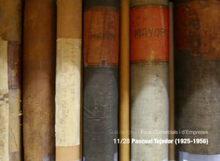 385
Guia de Fons · Fons Comercials i d’Empreses
11/28 Pascual Tejedor (1925-1956)
 