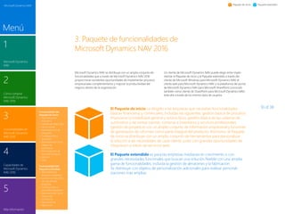 Nueva Guia de funcionalidades Microsoft Dynamics NAV 2016 | PDF