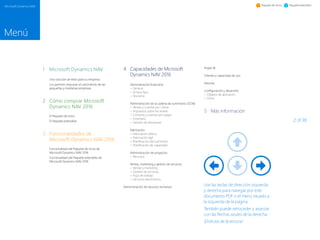 Nueva Guia de funcionalidades Microsoft Dynamics NAV 2016 | PDF