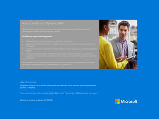 Nueva Guia de funcionalidades Microsoft Dynamics NAV 2016 | PDF