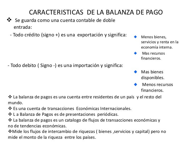 BALANZA DE PAGOS II