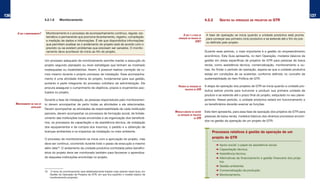 136                                                                                                                                                                                                                                137
                                 4.2.1.6	     Monitoramento                                                                                          4.2.2       GESTÃO DA OPERAÇÃO DE PROjETOS DE GTR


       o que é monitoRamento?     Monitoramento é o processo de acompanhamento contínuo, regular, sis-
                                                                                                                                o que é a etaPa de    A fase de operação se inicia quando a unidade produtiva está pronta
                                  temático e permanente que promove levantamento, registro, compilação                     oPeRação do PRojeto de     para começar seu primeiro ciclo produtivo e se estende até o fim do pra-
                                  e medição de dados e informações. É ele que disponibiliza informações                                     GtR?      zo definido pelo projeto.
                                  que permitem analisar se o andamento do projeto está de acordo com o
                                  previsto ou se existem problemas que precisam ser sanados. O monito-
                                  ramento deve acontecer do início ao fim do projeto.                                                                Durante esse período, o mais importante é a gestão do empreendimento
                                                                                                                                                     econômico. Este Guia apresenta, no item Operação, modelos básicos de
                                 Um processo adequado de monitoramento permite manter a execução do                                                  gestão em áreas específicas de projetos de GTR para pessoas de baixa
                                 projeto segundo planejado ou rever estratégias que tenham se mostrado                                               renda, como assistência técnica, comercialização, monitoramento e ou-
                                 inadequadas ou insatisfatórias. Assim, é possível realizar correção de ru-                                          tras. Ao findar o período de operação, espera-se que a unidade produtiva
                                 mos mesmo durante o próprio processo de instalação. Esse acompanha-                                                 esteja em condições de se sustentar, conforme definido no conceito de
                                 mento é uma atividade interna do projeto, fundamental para sua gestão,                                              sustentabilidade do item Política de GTR.
                                 portanto é parte integrante do processo cotidiano de administração. Ele
                                                                                                                           PeRíodo de oPeRação de    A etapa de operação dos projetos de GTR se inicia quando a unidade pro-
                                 procura assegurar o cumprimento de objetivos, prazos e orçamentos pac-
                                                                                                                                 PRojetos de GtR
                                                                                                                                                     dutiva estiver pronta para funcionar e produzir sua primeira unidade de
                                 tuados no projeto.
                                                                                                                                                     produto e se estende até o prazo final do projeto, estipulado no seu plane-
                                 Durante a fase de instalação, as pessoas responsáveis pelo monitoramen-                                             jamento. Nesse período, a unidade produtiva estará em funcionamento e
      monitoRamento na fase de   to devem acompanhar de perto todas as atividades a ela relacionadas.                                                os beneficiários deverão exercer as funções.
                    instalação
                                 Devem acompanhar as atividades de responsabilidade de cada instituição
                                                                                                                        modelos básicos de Gestão    Este item apresenta, para essa fase de operação dos projetos de GTR para
                                 parceira, devem acompanhar os processos de formação social, de fortale-                  da oPeRação de PRojetos
                                                                                                                                                     pessoas de baixa renda, modelos básicos dos diversos processos envolvi-
                                 cimento das instituições locais envolvidas e da organização dos beneficiá-                               de   GtR
                                                                                                                                                     dos na gestão da operação de um projeto de GTR:
                                 rios, os processos de capacitação e de assistência técnica, de instalação
                                 dos equipamentos e de compra dos insumos, o pedido e a obtenção de
                                 licenças ambientais e os impactos da instalação no meio ambiente.                                                        Processos relativos à gestão da operação de um
                                 O processo de monitoramento se inicia com a aprovação do projeto, mas                                                    projeto de GTR
                                 deve ser contínuo, ocorrendo durante todo o passo de execução e mesmo                                                       ➜ Apoio social: o papel da assistência social.
                                 além dele18. O andamento da unidade produtiva controlada pelos benefici-                                                    ➜ Capacitação técnica.
                                 ários do projeto deve ser monitorado também para favorecer o aprendiza-                                                     ➜ Assistência técnica.
                                 do daquelas instituições envolvidas no projeto.                                                                             ➜ Alternativas de financiamento e gestão financeira dos proje-
                                                                                                                                                               tos.
                                                                                                                                                             ➜ Gestão ambiental.
                                 18   O tema do monitoramento será detalhadamente tratado mais adiante neste Guia, em                                        ➜ Comercialização da produção.
                                      Gestão da Operação de Projetos de GTR, em que fica explícito o modelo básico de                                        ➜ Monitoramento.
                                      monitoramento proposto.
 