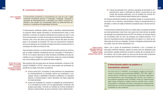 156                                                                                                                                                                                                                            157
                                   B) Licenciamento ambiental                                                                                      ➜ licença de operação (LO): autoriza a operação da atividade ou em-
                                                                                                                                                     preendimento, após a verificação do efetivo cumprimento do que
                                                                                                                                                     consta das licenças anteriores, com as medidas de controle am-
          o que é licenciamento     O licenciamento ambiental é o procedimento por meio do qual o órgão                                              biental e condicionantes determinados para a operação.
                     ambiental?     ambiental competente permite a localização, instalação, ampliação e                                         As licenças ambientais poderão ser expedidas isolada ou sucessivamente,
                                    operação de empreendimentos e atividades que utilizam recursos am-
                                                                                                                                                de acordo com a natureza, características e fases do empreendimento ou
                                    bientais e que possam ser consideradas efetiva ou potencialmente po-
                                    luidoras ou causadoras de degradação ambiental.                                                             atividade, a critério do órgão ambiental competente para o devido licencia-
                                                                                                                                                mento.

                                   O licenciamento ambiental objetiva avaliar e identificar sistematicamente                                    O licenciamento ambiental faz parte do modelo básico de gestão ambiental
                                   os possíveis efeitos dessas atividades ou empreendimentos sobre o meio                                       que está apresentado neste Guia como parte dos instrumentos de gestão
                                   ambiente e controlar os impactos ambientais provocados por eles. É uma                                       da operação de empreendimentos de GTR. No entanto, as licenças devem
                                   forma de prevenção e controle da poluição proveniente das atividades eco-                                    ser concedidas antes do início da operação da unidade produtiva. A LP
                                   nômicas, bem como dos danos que poderiam derivar das fases de insta-                                         deve ser requisitada durante o planejamento do projeto e a LI deve ser pe-
                                   lação e de operação da atividade. Por meio do licenciamento ambiental,                                       dida antes de iniciar sua instalação. Durante a instalação propriamente dita
                                   procura-se assegurar as condições de desenvolvimento socioeconômico e                                        do projeto, deve ser ainda requisitada a LO.
                                   a proteção de todas as formas de vida.
                                                                                                                        alGuém do GRuPo de      Assim, com o grupo de beneficiários constituído e com o processo de
                                                                                                                  beneficiáRios deveRá ficaR
                                   Toda atividade poluidora ou potencialmente poluidora precisa de autoriza-                                    educação ambiental realizado, alguém do grupo deve ser designado para
                                                                                                                    ResPonsável Pela Gestão
                                   ção do órgão ambiental competente para ser executada. A Resolução nº                 ambiental e RecebeR     acompanhar a gestão ambiental e portanto o pedido de concessão da LO.
                                   237/97 do Conselho Nacional do Meio Ambiente (CONAMA) enumera ati-
                                                                                                                assistência técnica PaRa isso   No entanto, não se pode perder de vista que ela deverá estar fortemente
                                   vidades em que é obrigatório o licenciamento, ainda que outras atividades                                    suportada pelo processo de assistência técnica especializada.
                                   não mencionadas possam ser passíveis dessa exigência.

        os tRês tiPos de licença   São previstos três principais tipos de licenças ambientais, conforme a Re-
        ambiental se Relacionam
                                   solução CONAMA nº 237/97, sendo que outras podem ser solicitadas de-
                                                                                                                                                     O financiamento público de projetos e o
                com as fases de
      Planejamento, imPlantação    pendendo do órgão licenciador competente:                                                                         licenciamento ambiental
         e oPeRação de PRojetos
                                      ➜ licença prévia (LP): concedida na fase preliminar do planejamento                                            Por força da Lei nº 6.938/81, as entidades e órgãos de financia-
                                        do empreendimento ou atividade, aprova sua localização e con-                                                mento e incentivos governamentais (BNDES, CEF, BB, FINEP e
                                        cepção, atesta a viabilidade ambiental e estabelece os requisitos                                            outros) devem condicionar a aprovação de projetos habilitados
                                        básicos e condicionantes a serem atendidos nas fases seguintes                                               ao licenciamento e ao cumprimento das normas, dos critérios e
                                        de implementação;                                                                                            dos padrões expedidos pelo CONAMA. Ainda por determinação
                                                                                                                                                     legal, essas entidades e órgãos referidos deverão fazer constar
                                      ➜ licença de instalação (LI): autoriza a instalação do empreendimen-
                                                                                                                                                     dos projetos a realização de obras e aquisição de equipamentos
                                        to ou atividade de acordo com as especificações constantes dos                                               destinados ao controle de degradação ambiental e à melhoria da
                                        projetos aprovados, incluindo as medidas de controle ambiental e                                             qualidade do meio ambiente.
                                        demais condicionantes, da qual constituem motivo determinante;
 