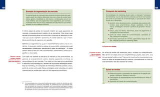 164                                                                                                                                                                                                                             165
                                       Exemplo de segmentação de mercado                                                                                 Composto de marketing

                                       A segmentação do mercado para produtos diversos pode ser reali-                                                   As estratégias de marketing atuam sobre o chamado “composto
                                       zada a partir de critérios diferentes, tais como faixa de renda, faixa                                            de marketing”, que é uma série de variáveis que devem ser levadas
                                       etária, gênero, localidade e, até mesmo, combinações de um ou                                                     em conta no processo de comercialização, o qual pode ser classi-
                                       mais critérios. Isso cria segmentos mais específicos, por exemplo,                                                ficado em 4 elementos:
                                       mulheres entre 18 e 24 anos, residentes em São Paulo e com renda                                                     ➜ produto: inclui decisões sobre a variedade dos produtos ofe-
                                       superior a cinco salários mínimos.                                                                                     recidos, suas características, design, qualidade, nome de
                                                                                                                                                              marca, embalagem, tamanho e política de garantia e devolu-
                                                                                                                                                              ções;
                                 O último passo da análise de mercado é definir em quais segmentos do                                                       ➜ preço: preço de tabela, descontos, prazo de pagamento e
                                 mercado o empreendimento coletivo irá se concentrar. Para tomar essa                                                         condições de financiamento;
                                 decisão é importante levar em conta qual é a parcela da demanda do mer-                                                    ➜ ponto de venda: canais de comercialização, variedade, lo-
                                                                                                                                                              cais, estoque e transporte;
                                 cado que aquele segmento representa; em outras palavras, qual a impor-
                                                                                                                                                            ➜ promoção: promoção de vendas, publicidade, força de ven-
                                 tância econômica do segmento em questão.                                                                                     das, relações públicas e marketing direto.

                                 Definidos os segmentos nos quais o empreendimento coletivo vai se con-
                                 centrar, é necessário realizar a análise do consumidor, considerando suas                                          C) Ações de vendas
                                 necessidades, preferências, percepções e graus de satisfação21. A coleta
                                 desses dados é feita por meio de entrevistas, questionários, caixas de su-
                                 gestões e observação.                                                                     a estRatéGia de vendas   As ações de vendas são essenciais para o sucesso na comercialização.
                                                                                                                             é uma das PRinciPais
                                                                                                                                                    Não devem ser vistas como um complemento ao projeto, mas como uma
                                                                                                                           questões do PRojeto de
         conhecido o meRcado     Com base nas análises da estrutura do mercado e dos consumidores, os                                               de suas partes fundamentais. Trata-se de investimentos importantes e cus-
                                                                                                                                            GtR
         e definido o seGmento
                                 gestores do empreendimento coletivo deverão segmentar e conhecer os                                                tosos os quais os empreendimentos coletivos, principalmente no início de
      consumidoR foco, deve-se
      tRaçaR uma estRatéGia de   consumidores do seu mercado. Para cada um dos segmentos escolhidos                                                 suas atividades, não são capazes de custear.
                       vendas    e definidos como estratégicos, deverão ser formuladas estratégias especí-
                                 ficas de marketing, um “composto de marketing” diferente: produto, preço,
                                 ponto de venda e promoção. Essas estratégias serão traduzidas em ações
                                 operacionais de vendas para cada um dos segmentos escolhidos.                                                           Ações de vendas
                                                                                                                                                            ➜ Desenvolvimento e impressão de material de divulgação (eti-
                                                                                                                                                              quetas, catálogos, filipetas e banners).
                                                                                                                                                            ➜ Participação de representantes dos beneficiários em feiras e
                                                                                                                                                              exposições.
                                                                                                                                                            ➜ Expansão de canais de comercialização.
                                 21    As necessidades dos consumidores potenciais podem orientar as escolhas de ativi-
                                      dades produtivas e comerciais executadas. As preferências dos consumidores defi-
                                      nem as decisões de consumo. A percepção dos consumidores está ligada à imagem
                                      que eles têm do empreendimento coletivo. É importante checar periodicamente o grau
                                      de satisfação de seus consumidores para evitar diminuição da demanda.
 