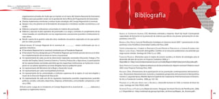 organizaciones privadas, de modo que se inserten en el marco del Sistema Nacional de Inversiones
          Públicas para que puedan contar con la aprobación de la Oficina de Programación de Inversiones.
                                                                                                                                    Bibliografía
     l	   Diseñar, implementar, monitorear y evaluar el plan estratégico del Consejo Regional de la Juventud.
     l	   Apoyar a las y los jóvenes en la formulación de proyectos e iniciativas sociales, económicas y cul-
          turales.
     l	   Elaborar y proponer ordenanzas concertadas en materia de juventudes.
     l	   Elaborar y ejecutar el plan operativo de juventudes a su cargo y controlar el cumplimiento de las
          metas trazadas, en coordinación con las organizaciones, asociaciones juveniles e instituciones lo-    agencia de cooperación alemana, GTZ. Monitoreo orientado a impactos. Teach Vip Youth: Construyendo
          cales afines.                                                                                         capacidades de formación en la prevención de violencia que afecta a los jóvenes (presentación en dia-
     l	   Rendir cuenta de la gestión cada dos años, mediante encuentros regionales en los que partici-         positivas). Lima: GTZ.
          pen las redes juveniles.                                                                              BoBadilla díaz, Percy. Curso de Planificación Estratégica en Gerencia Social 2009-1 (presentación en dia-
     Artículo tercero: El Consejo Regional de la Juventud de …..............… estará conformado por los si-     positivas). Lima: Pontificia Universidad Católica del Perú, 2009.
     guientes miembros:                                                                                         centro latinoamericano y cariBeño de demografía (celade)-diviSión de poBlación de la comiSión económica para
     l	 El Secretario Regional de la Juventud, nombrado por el Presidente Regional.                             américa latina (cepal). Transición demográfica. Cambios en la estructura poblacional: una pirámide que
     l	 El Secretario Técnico, designado por el Presidente Regional, que brinda asesoría técnica en el dise-    exige nuevas miradas. Santiago de Chile: Celade 2005.
        ño e implementación de acciones en torno a la juventud.
                                                                                                                fundación preSencia. «Elementos para el mapeo de actores sociales y el diseño de estrategias para el
     l	 Un representante de cada una de las direcciones regionales sectoriales: Educación, Trabajo y Pro-
                                                                                                                desarrollo del plan de acción» en Proyecto Ciudadano 2006, p. 1.
        moción del Empleo, Salud, Comercio Exterior y Turismo, Producción y Agricultura. La participación
                                                                                                                Disponible en <http://www.fundacionpresencia.com.co/media/Mapeo%20de%20actores%20sociales.pdf>.
        de los representantes sectoriales permitirá que las respectivas instituciones se involucren e incor-
        poren en sus planes operativos acciones dirigidas hacia la población joven.                             grupo propueSta ciudadana. Vigilancia del proceso de descentralización. Reporte nacional 9. Balance anual
     l	 Un representante del Ministerio de la Mujer y Desarrollo Social.                                        2005. Lima: Proyecto Participa Perú, 2005.
     l	 Un representante por cada municipalidad provincial.
                                                                                                                KrauSKopf, Dina. «Dimensiones de la participación en las juventudes contemporáneas latinoamerica-
     l	 Un representante de las universidades e institutos superiores de la región, el cual será elegido a
                                                                                                                nas». Pensamiento Iberoamericano: Inclusión y ciudadanía: perspectivas de la juventud en Iberoamérica,
        través de la Dirección Regional de Educación.                                                           número 3, segunda época, Madrid, Agencia Española de Cooperación Internacional para el Desarro-
     l	 Un representante de cada uno de los siguientes estamentos juveniles: organizaciones juveniles
                                                                                                                llo (Aecid)-Fundación Carolina, 2008, pp. 165-182.
        políticas, sociales, culturales, deportivas, religiosas, ambientales, comunidades campesinas y nati-
        vas, y ONG.                                                                                             programa de laS nacioneS unidaS para el deSarrollo. Desarrollo humano en Chile. La manera de hacer las
                                                                                                                cosas. Santiago de Chile: PNUD, 2009.
     Artículo cuarto: Luego de su instalación, el Consejo Regional de la Juventud de ……......... elaborará y
     aprobará su reglamento interno.                                                                            Secretaría técnica de planificación. Mapeo de actores. Paraguay: Secretaría Técnica de Planificación, 2006,
                                                                                                                p. 3. Disponible en <http://webmail.stp.gov.py/stp/index_archivos/sp/Mapeo_de_Actores.pdf>.
68                                                                                                                                                                                                                             69
 
