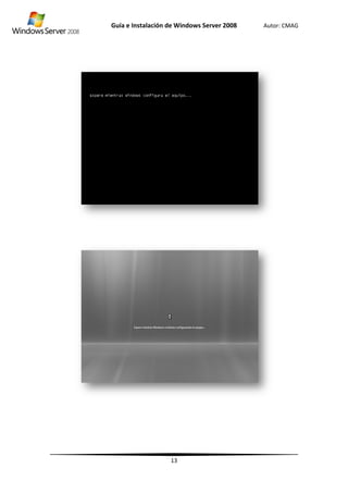 Guia de instalacion de windows server 2008 | PDF