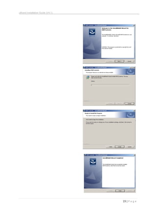 uBoard Installation Guide (V4.1)
19 | P a g e
 