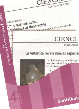 CIENCI-, 

SANTIAGO DE
La Antártica revela nuevas especie~
Los hallazgos ayudarán a pre
los efectos del c . .
en el r..~..... ~~
 