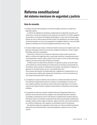 Guia de la reforma constitucional penal 2008 | PDF
