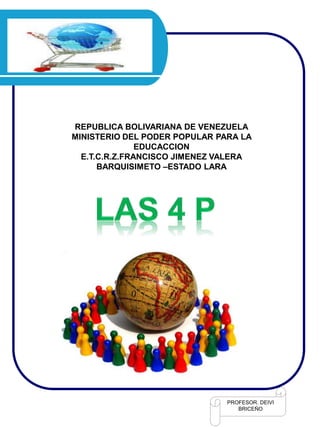 REPUBLICA BOLIVARIANA DE VENEZUELA 
MINISTERIO DEL PODER POPULAR PARA LA 
PROFESOR. DEIVI 
BRICEÑO 
EDUCACCION 
E.T.C.R.Z.FRANCISCO JIMENEZ VALERA 
BARQUISIMETO –ESTADO LARA 
 