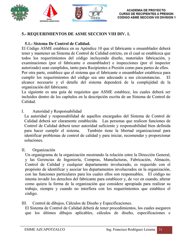 Guia del codigo asme seccion viii division 1 tomo 1 Guia del codigo asme seccion viii division 1 tomo 1