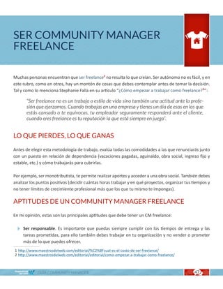 Ser Community Manager Freelance                                                                  Cap. 9




 Ser organizad...