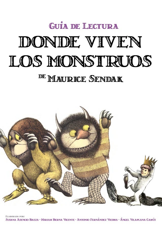 Guía de lectura donde viven los monstruos Guía de lectura donde viven los monstruos