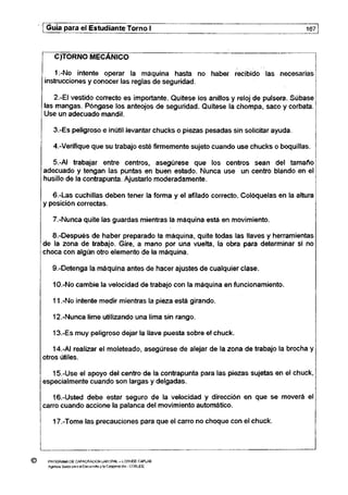 Guia del torno 1