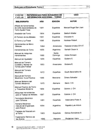 Guia del torno 1
