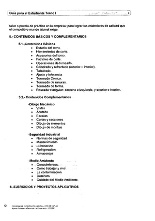 Guia del torno 1