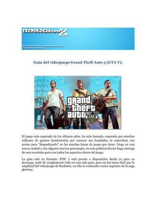 Los códigos de descarga de GTA 5 en PDF