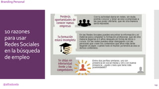 @alfredovela
Branding Personal
10 razones
para usar
RedesSociales
en la búsqueda
de empleo
133
 