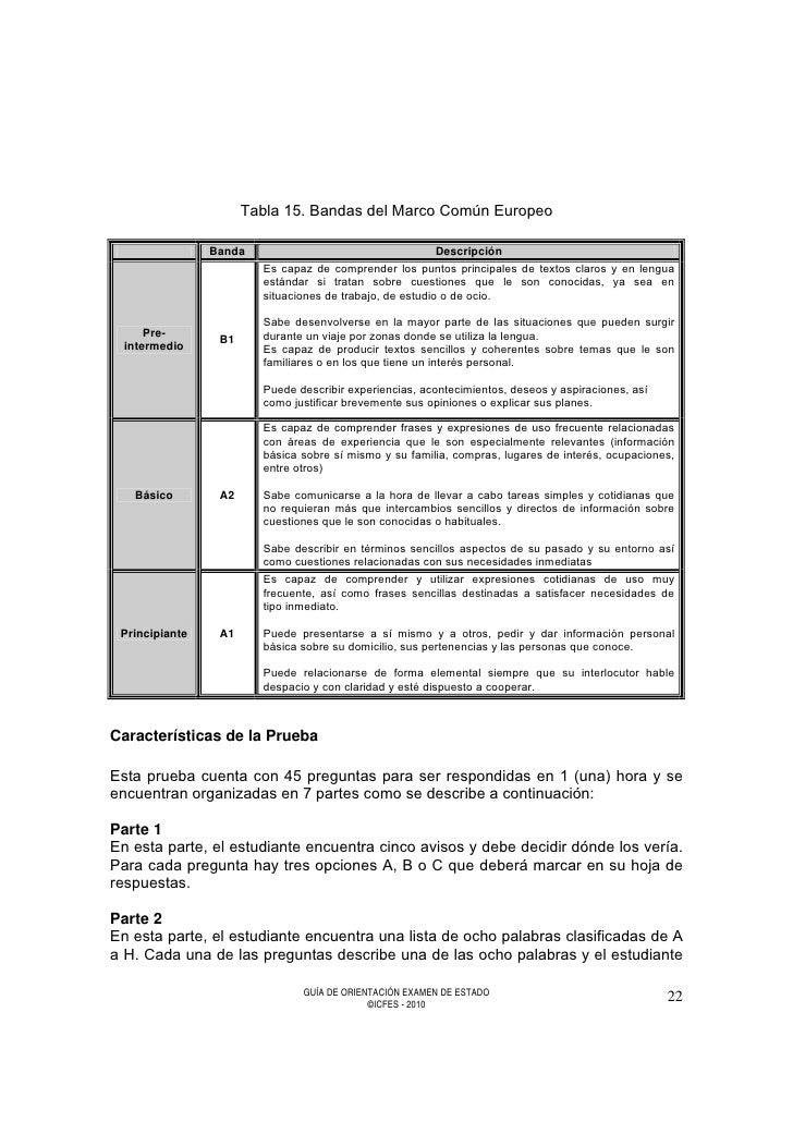 Guia De Orientacion Icfes 2010