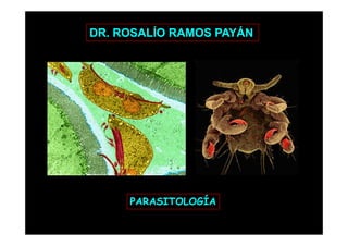 DR. ROSALÍO RAMOS PAYÁN

PARASITOLOGÍA

 