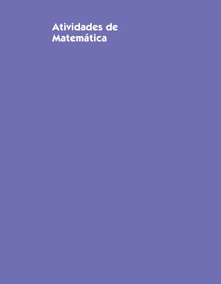 Atividades de
Matemática
 