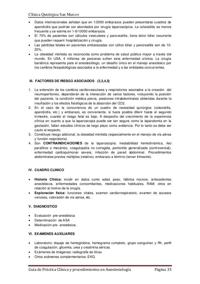 Guia de practica clinica anestesiologia Guia de practica clinica anestesiologia