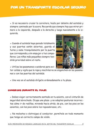 Guia de prevencion en el transporte escolar | PDF