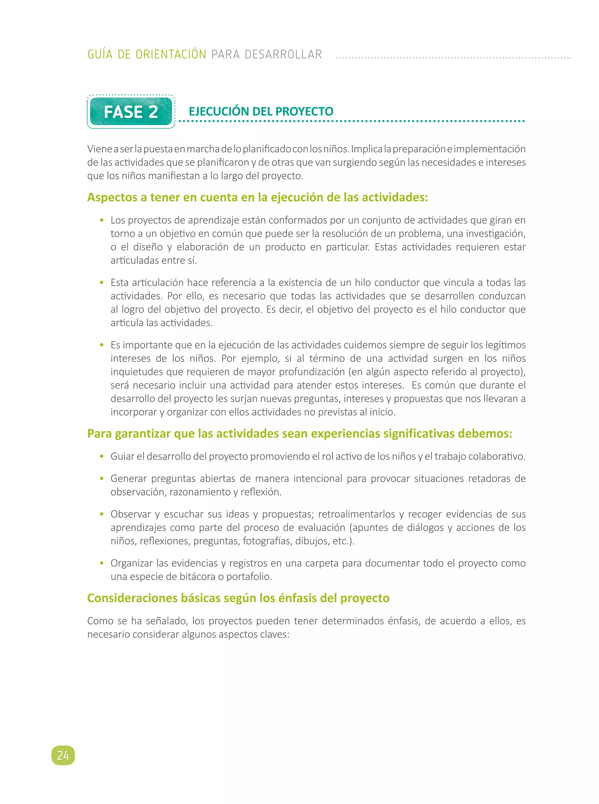 Proyectos de Aprendizaje en Educación Inicial | PDF