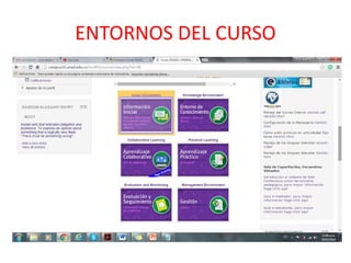 ENTORNOS DEL CURSO
 