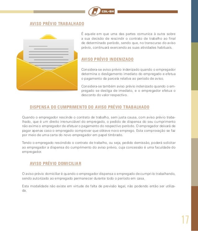 Dispensa Do Cumprimento Do Aviso Prévio Trabalhado Novo 