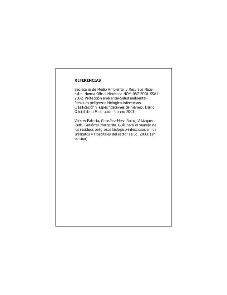 Manual De Manejo De Rpbi Secretaria De Salud