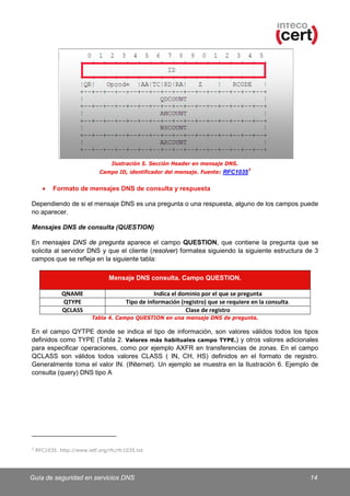 Intec Gui Guia de seguridad en servicios DNS (INTECO) | PDF