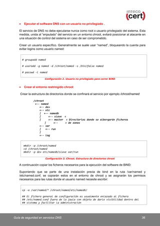 Intec Gui Guia de seguridad en servicios DNS (INTECO) | PDF