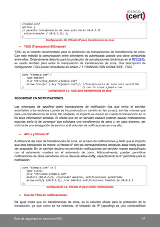 Intec Gui Guia de seguridad en servicios DNS (INTECO) | PDF