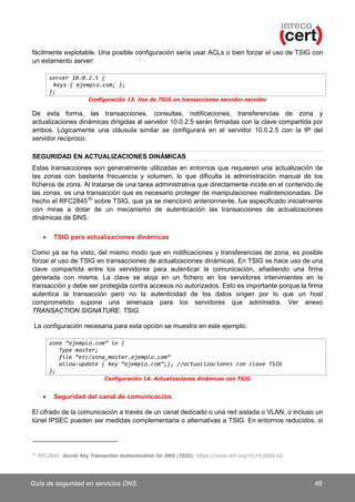 Intec Gui Guia de seguridad en servicios DNS (INTECO) | PDF