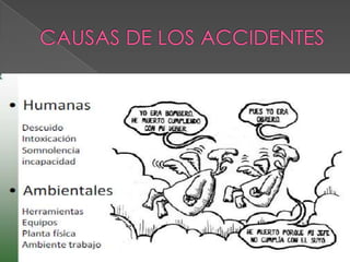 CAUSAS DE LOS ACCIDENTES