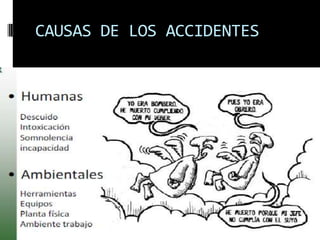 CAUSAS DE LOS ACCIDENTES