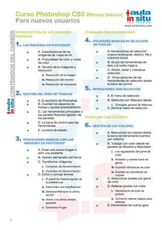 Guia de temas adobe photoshop cs5 | PDF