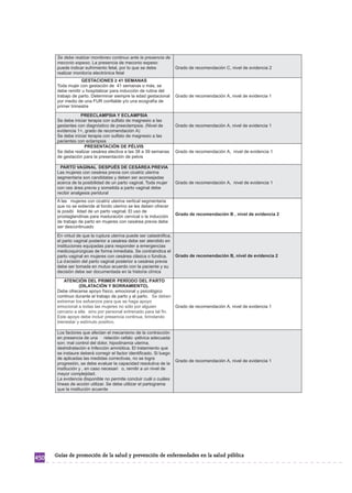 450 Guías de promoción de la salud y prevención de enfermedades en la salud pública 
 