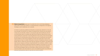 27
O que é tutoria?
Relato de experiência: segue aqui um exemplo de como a caminhada pedagógica
pode auxiliar na leitura de contexto e, consequentemente, no diagnóstico e em algumas
estratégias a serem trabalhadas com o tutorado.
Um diretor se queixa dos problemas de disciplina na sala de aula, sobretudo no início do
turno da tarde. Ao caminhar com o diretor no período entre o final do turno da manhã e
começo do turno da tarde, o diretor e o tutor passam pela sala de professores antes de
se encaminharem para os corredores das salas de aula. Observam pela primeira vez que
muitos professores se demoram na sala de professores entre quinze e trinta minutos depois
do sinal tocar. Ao caminhar para as salas verificam que, como os professores não estavam
lá para recebê-los, muitos alunos chegavam e ficavam sem supervisão em sala: muitos
ainda estavam em pé, no corredor. Havia gritos e tumulto. Os inspetores entravam nas salas,
pediam silêncio, e depois iam para outras salas que seguiam sem professor. Logo depois que
saíam da sala, a bagunça continuava. Ao permanecerem nos corredores, o diretor e o tutor
observaram que, quando os professores finalmente chegaram, encontraram sim um clima
de bagunça, muito em função do tempo ocioso em que os alunos ficaram esperando.
Numa sessão de feedback sobre essa caminhada, o diretor reconhece que sua leitura
inicial do problema não tinha levado em conta a necessidade de garantir que professores
estivessem pontualmente todos em sala antes de os alunos entrarem.
Sumário
 