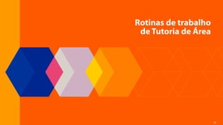 38
Rotinas de trabalho
de Tutoria de Área
Sumário
 