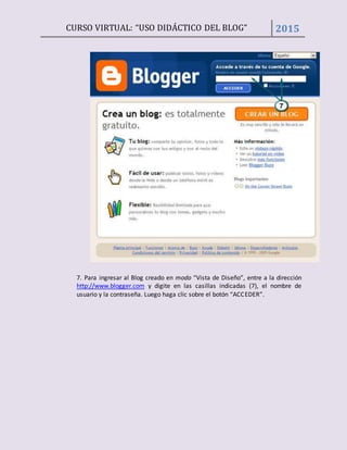 Guia de uso de blogger | DOCX