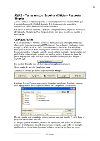 Guia De Utilizacao Do Hot Potatoes V6