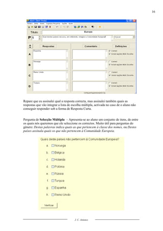 Guia De Utilizacao Do Hot Potatoes V6